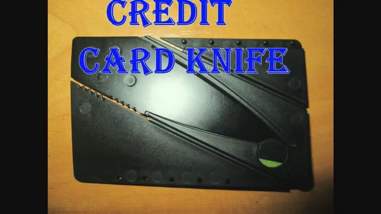Credit Card Knife - Посылка с [TinyDeal]