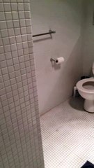 Man Scares Friend in Shower