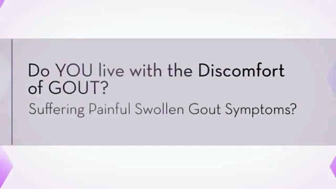 CURE GOUT NOW
