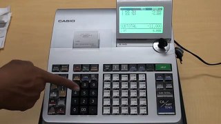 Casio SE-S400  Transaksi PLU