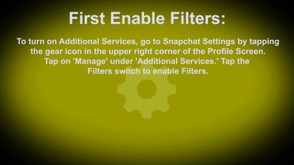 How to Add Filters on Snapchat