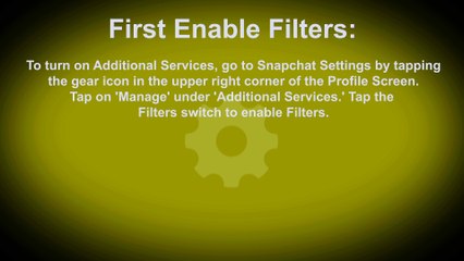 How to Add Filters on Snapchat