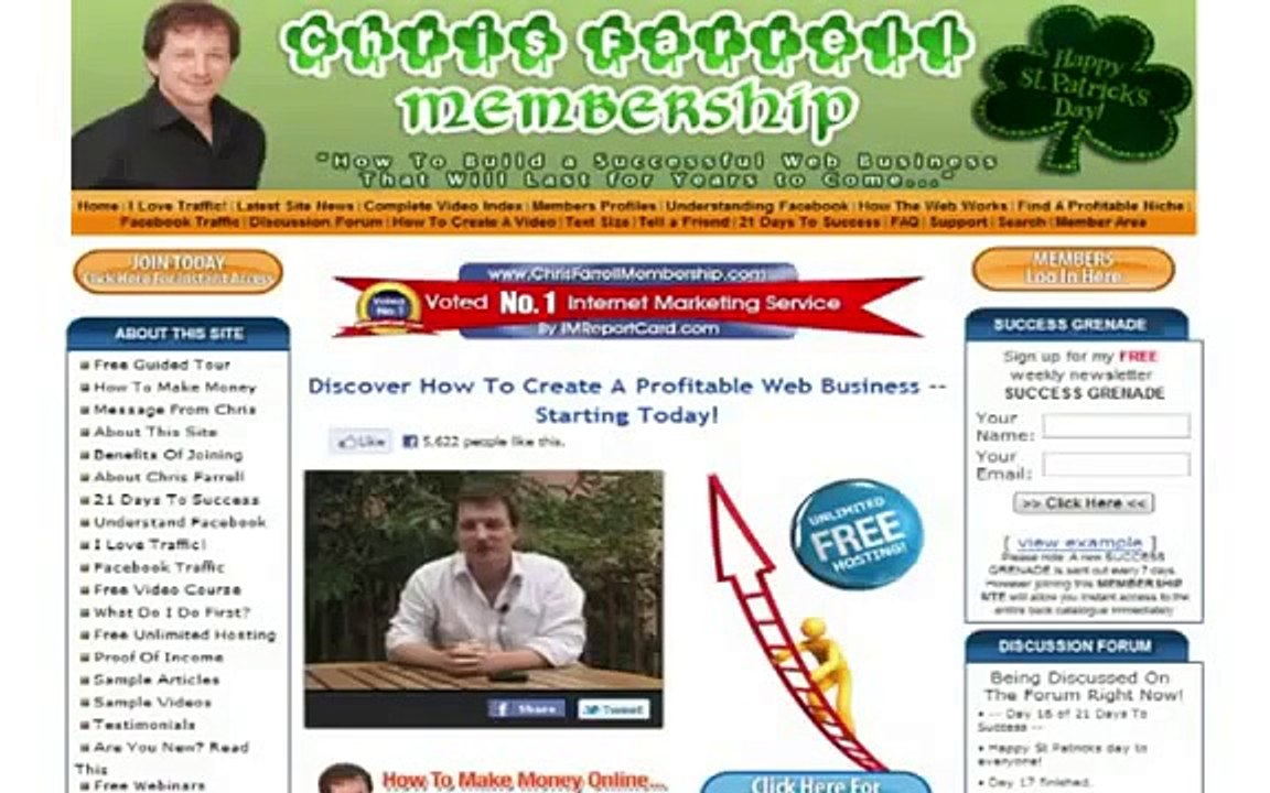 Chris Farrell Membership Review: Not as Good as Wealthy Affiliate - Product Reviews