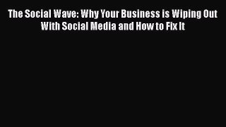 PDF Download The Social Wave: Why Your Business is Wiping Out With Social Media and How to