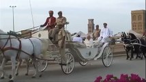 The Omani Royal Cavalry perform to Their Royal Highnesses