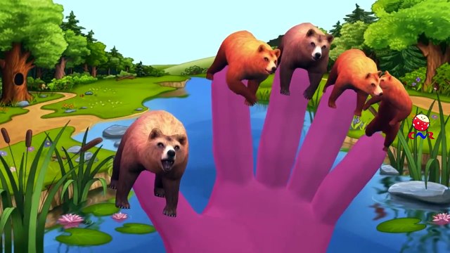 Finger Family Children Nursery Rhymes Sung By Bear Cartoon With Johny Johny Yes Papa