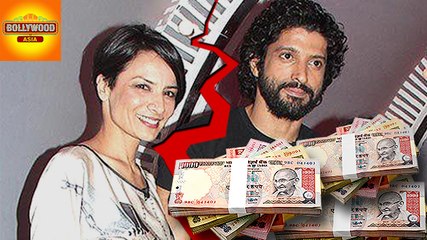 Farhan Akhtar's ALIMONY To Adhuna After Divorce | Bollywood Asia