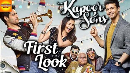 Kapoor & Sons First Poster Out | Alia Bhatt, Sidharth Malhotra, Fawad Khan