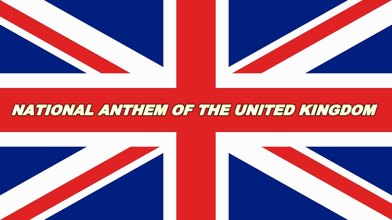 United Kingdom National Anthem - God Save The Queen (with lyrics)