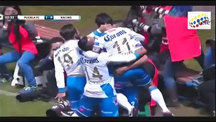 Puebla vs Racing 2-2 - Todos los Goles - Copa Libertadores - 03/Febrero/2016 - Ida (720p Full HD)