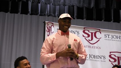 Terrell Hall and Aaron Hansford highlight National Signing Day at St. John&apos;s