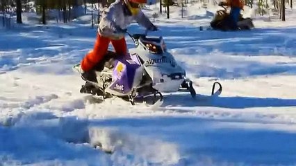 Мощный снегоход Skidoo 600