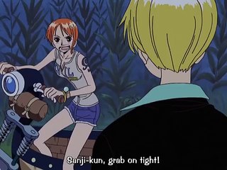 One Piece - Sanji gets to hug Nami