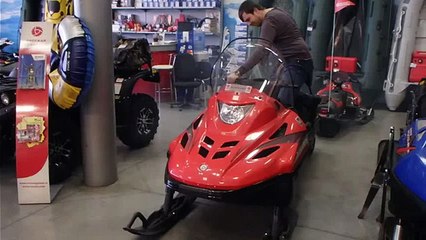 Первый запуск снегохода Тайга Варяг (TAYGA 550 V) аналог Ямаха Викинг