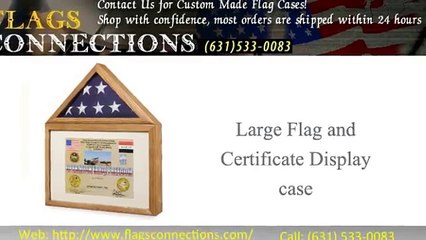 Burial Flag Display Cases - Flag Connections