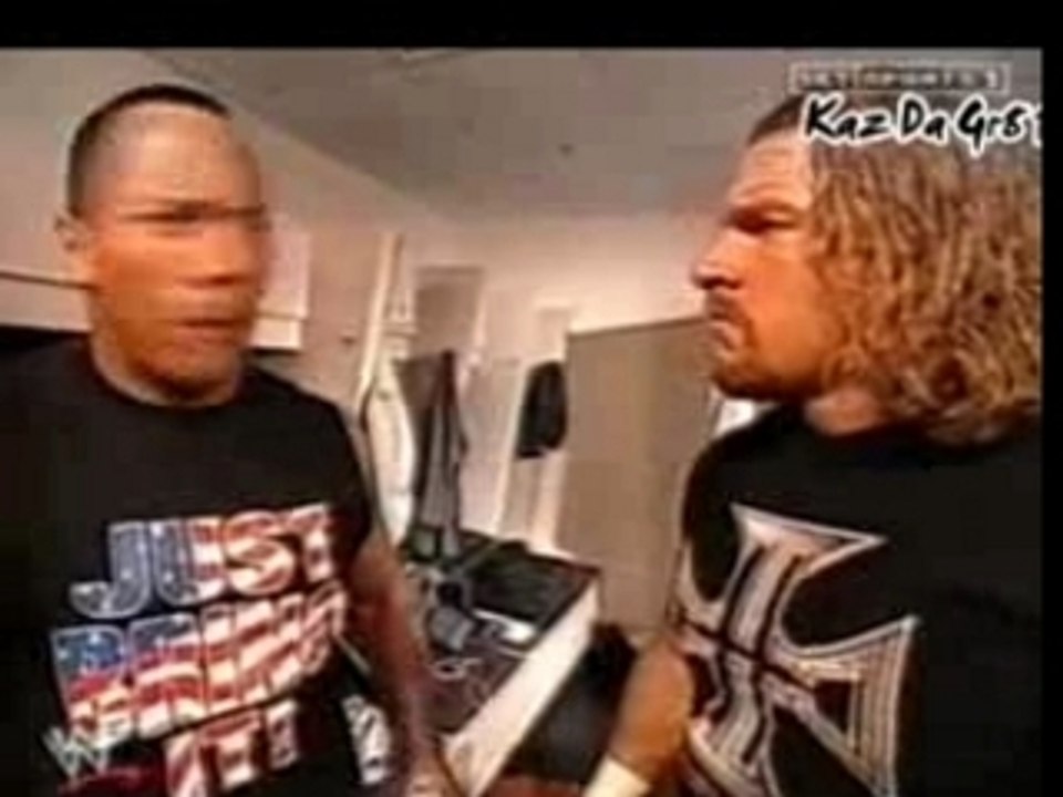 The Rock & Triple H Talk Backstage