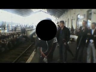 évacuation gare Pau mars 2006, pendant mouvement anti-LEC