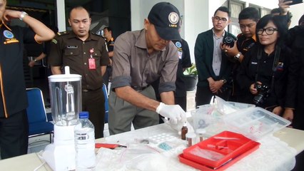 Narkoba Rp 700 Juta Diblender Seperti Jus oleh BNNP Jateng