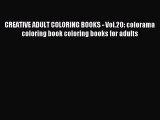(PDF Download) CREATIVE ADULT COLORING BOOKS - Vol.20: colorama coloring book coloring books