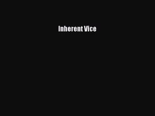 Inherent Vice Free Download Book
