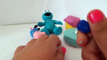 Play Doh Peppa pig Cookie monsters play doh cookie surprise toys