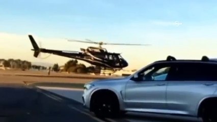 ABD’de 2 kişinin öldüğü helikopter kazası kamerada