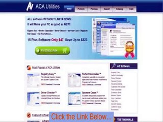 Aca Utilities Registry Cleaner Review
