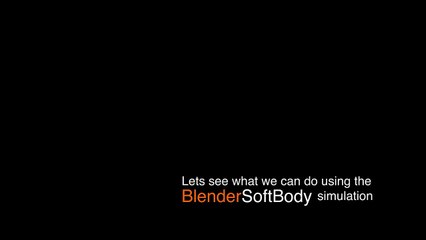 Blender SoftBody Tutorial - Introduction