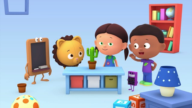 Развивающий мультик Считаем с Полой. Учимся считать. Кактус с одной веточкой. Цифры для детей