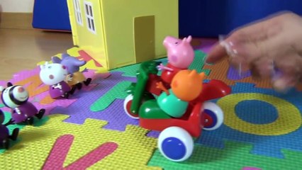 Свинка Пеппа и ее друзья. Пеппа катает друзей на мотоцикле