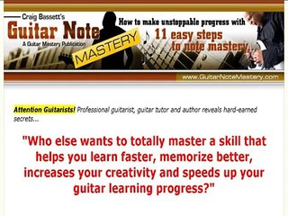 "Guitar Note Mastery"