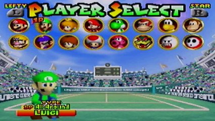 [N64] Mario Tennis - Luigi