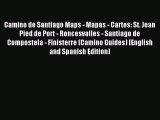 (PDF Download) Camino de Santiago Maps - Mapas - Cartes: St. Jean Pied de Port - Roncesvalles