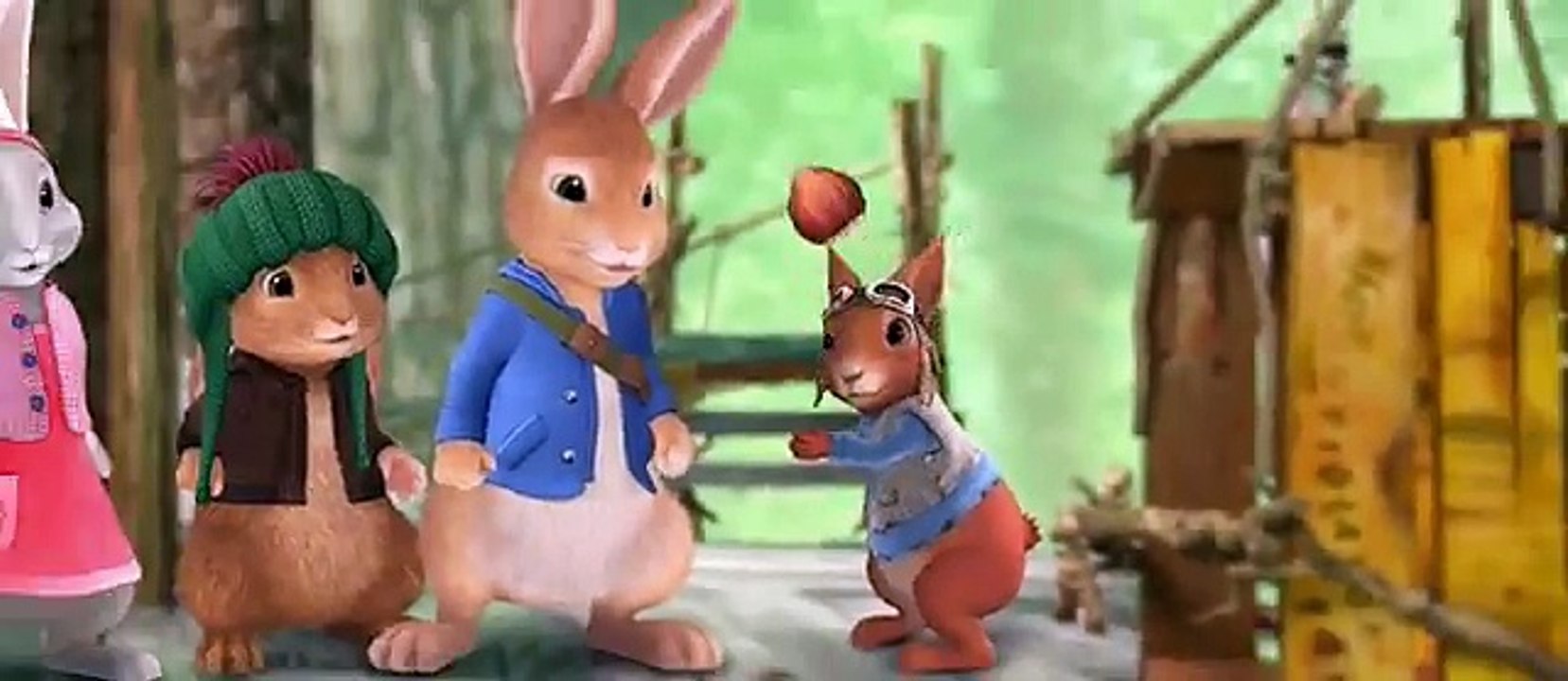 Peter the Rabbit! Peter wants to play Nut Catch! Fun gameplay for kids and Squirrels!