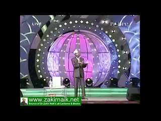 Dr. Zakir Naik Videos.  Why do Muslim believe that Jesus born without father-