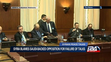 Syria blames Saudi-backed opposition for failure of talks