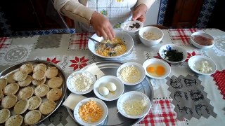 تارت بالجبنة والديك الرومي Tart with cheese and turkey