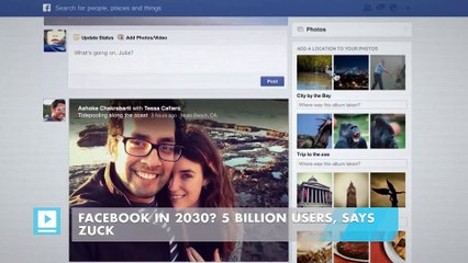 Facebook in 2030? 5 billion users, says Zuck