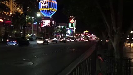 Bourne Identity Movie Crash Scene on Las Vegas Strip