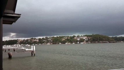 Lightning struck very close