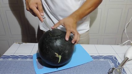 How you make a watermelon juice in 2 minutes - J.Pereira Art Carving Fruits