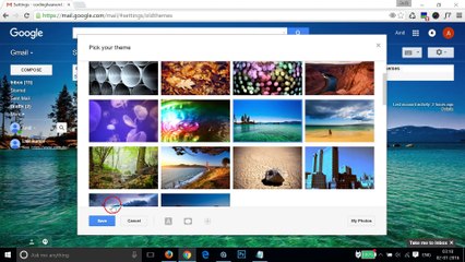 How To Change Your Gmail Background and Theme ?