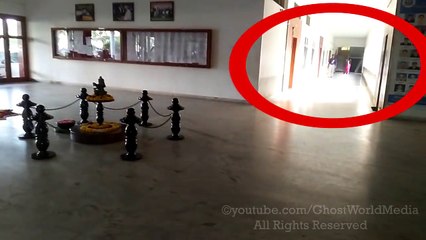 Real Ghost Entering In To The Prinpal Room (Caught On Camera)
