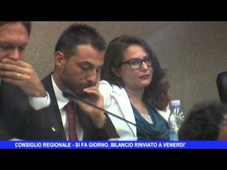 Consiglio Regionale |  Si fa giorno, bilancio rinviato a venerdì