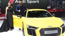 Virat Kohli & Alia Bhatt Launches Audi R8 V10 Plus @ Auto Expo 2016