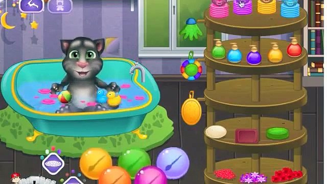 Talking Tom episode - Funny Baby Talking Tom and Ginger Bath - Talking Tom & Friends