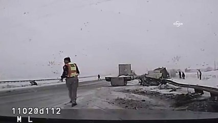 ABD’de bir kadının üç kere ölümden dönmesi kameraya yansıdı