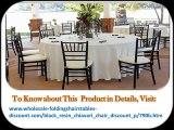 Black Resin Chiavari Chair with wholesale chairs and tables discount larry
