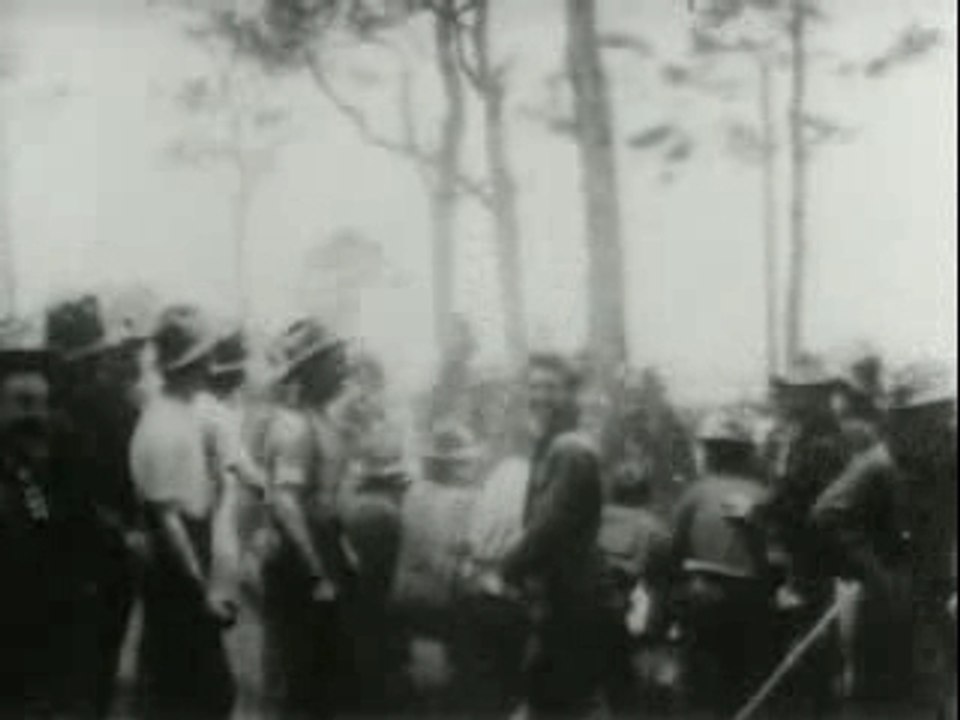1898 - Blanket-tossing a New Recruit