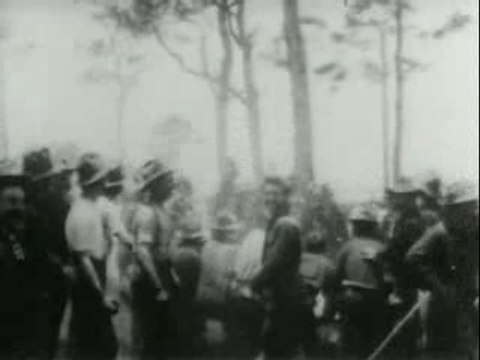 1898 - Blanket-tossing a New Recruit